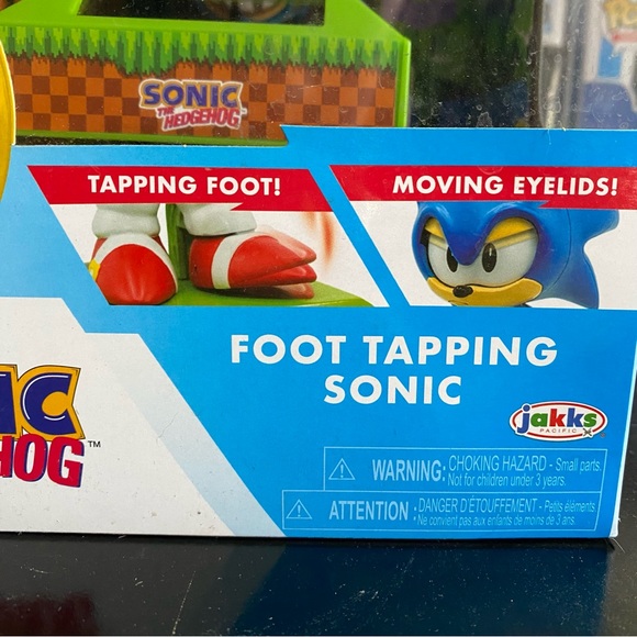 🌀Jakks Pacific, Sonic The Hedgehog Foot Tapping, Solar Powered - Picture 6 of 13